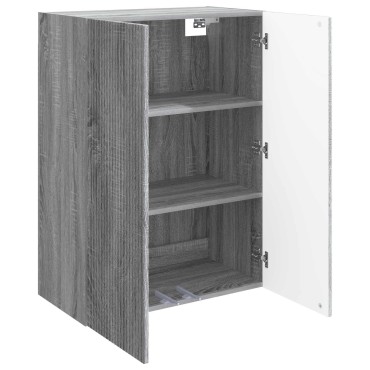 vidaXL Τοίχου Ντουλάπα Γκρι Sonoma 66x34,5x90 εκ
