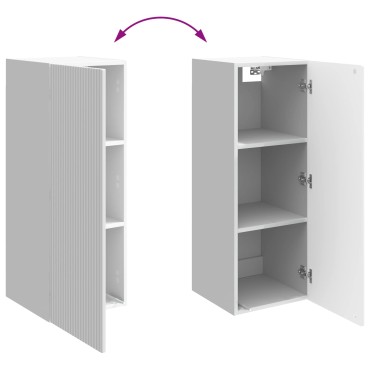 vidaXL Τοίχου Ντουλάπα 33x34,5x90cm Επεξεργασμένο Ξύλο