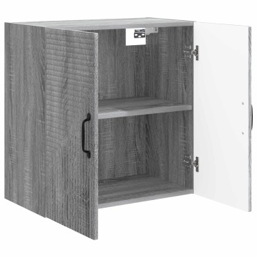 vidaXL Τοίχου Ντουλάπα Γκρι Sonoma 59x31x60cm Επεξεργασμένο Ξύλο