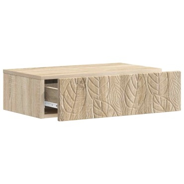 vidaXL Τραπεζάκι Τοίχου 59x34,5x17cm Επεξεργασμένο Ξύλο