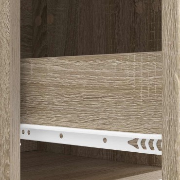 vidaXL Τραπεζάκι Τοίχου 59x34,5x17cm Επεξεργασμένο Ξύλο