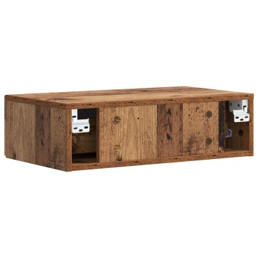 vidaXL Τραπεζάκι Τοίχου 87,5x34,5x17cm Επεξεργασμένο Ξύλο
