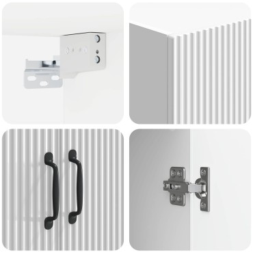 vidaXL Τοίχου Ντουλάπα 66x34,5x90cm Επεξεργασμένο Ξύλο