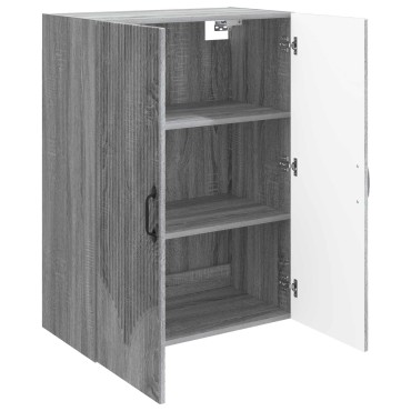 vidaXL Τοίχου Ντουλάπα Γκρι Sonoma 66x34,5x90 εκ