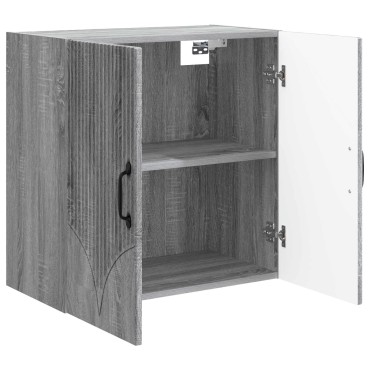 vidaXL Τοίχου Ντουλάπα Γκρι Sonoma 59x31x60cm Επεξεργασμένο Ξύλο