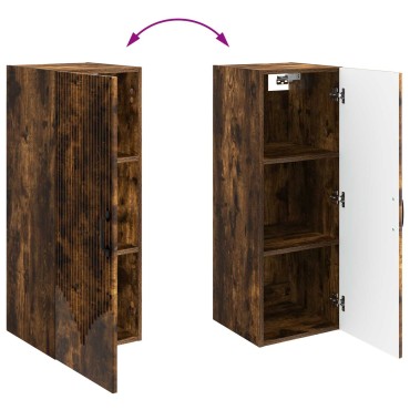 vidaXL Τοίχου Ντουλάπα 33x34,5x90cm Επεξεργασμένο Ξύλο