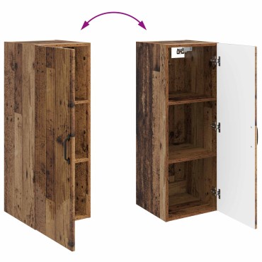 vidaXL Τοίχου Ντουλάπα 33x34,5x90cm Επεξεργασμένο Ξύλο