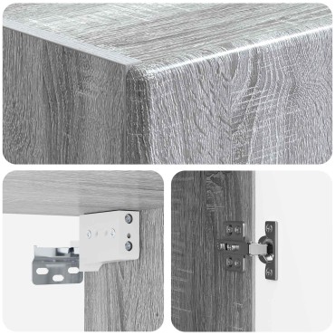 vidaXL Τοίχου Ντουλάπα 33x34,5x90cm Επεξεργασμένο Ξύλο