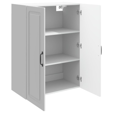 vidaXL Τοίχου Ντουλάπα Γυαλιστερό Λευκό 66x34,5x90 εκ