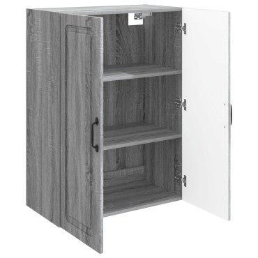 vidaXL Τοίχου Ντουλάπα Γκρι Sonoma 66x34,5x90 εκ