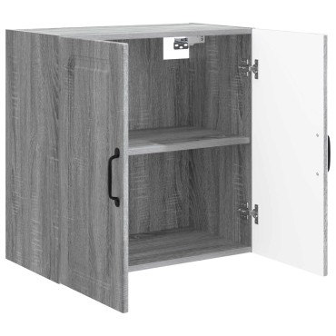 vidaXL Τοίχου Ντουλάπα Γκρι Sonoma 59x31x60cm Επεξεργασμένο Ξύλο
