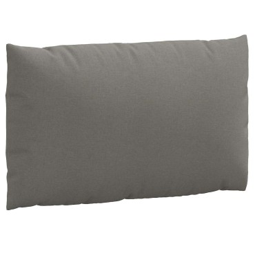 vidaXL Μαξιλάρια Παλέτας 2 τεμ. Σκούρο Γκρι Μελανζέ Υφασμάτινα