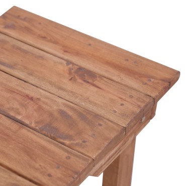 vidaXL Βοηθητικό Τραπέζι 70x35x60cm από Μασίφ Μαόνι 1 τεμ.