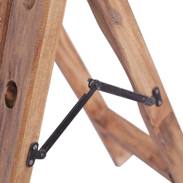 vidaXL Ραφιέρα Κρασιών για 15 Φιάλες 26x50x70cm Μασίφ Μαόνι 1 τεμ.