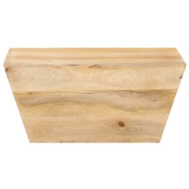vidaXL Τραπεζάκι Σαλονιού σε Σχήμα «V» 66x66x30cm Μασίφ Ξύλο Μάνγκο 1 τεμ.