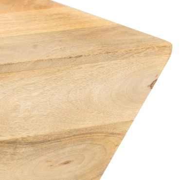 vidaXL Τραπεζάκι Σαλονιού σε Σχήμα «V» 66x66x30cm Μασίφ Ξύλο Μάνγκο 1 τεμ.