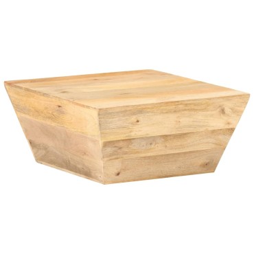 vidaXL Τραπεζάκι Σαλονιού σε Σχήμα «V» 66x66x30cm Μασίφ Ξύλο Μάνγκο 1 τεμ.