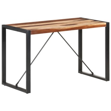 vidaXL Τραπεζαρία 120x60x75cm από Μασίφ Ξύλο 1 τεμ.