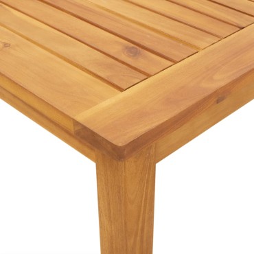 vidaXL Σετ Τραπεζαρίας Κήπου 5 τεμ. 140x80x74cm από Μασίφ Ξύλο Ακακίας