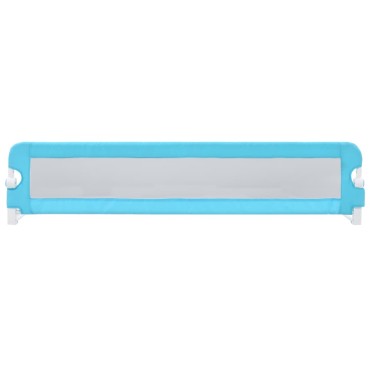vidaXL Μπάρα Κρεβατιού Προστατευτική Μπλε 180 x 42 εκ. από Πολυεστέρα