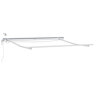 vidaXL Αναδιπλούμενη τέντα Άμμος 450 x 350 εκ Πολυεστέρας
