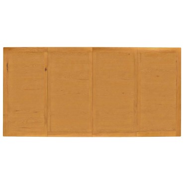 vidaXL Τραπεζαρία 200x100x75cm Στερεό Ξύλο Δρυός Φυσικό 1 τεμ.