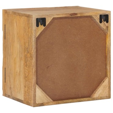 vidaXL Χειροποίητο Κομοδίνο Καφέ Τίκ 40x30x40cm Στερεό ξύλο μάνγκο 1 τεμ.