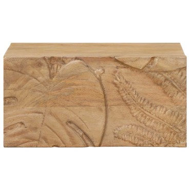 vidaXL Χειροποίητο Κομοδίνο Καφέ Τίκ 40x30x20 εκ 1 τεμ.
