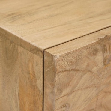 vidaXL Χειροποίητο Κομοδίνο Καφέ Τίκ 40x30x20 εκ 1 τεμ.