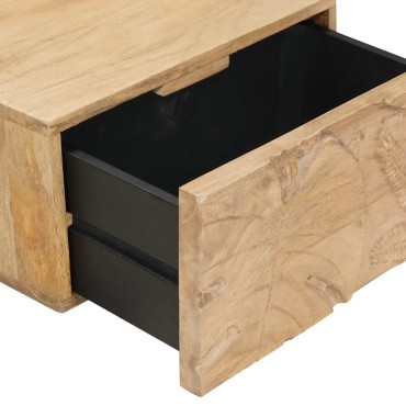 vidaXL Χειροποίητο Κομοδίνο Καφέ Τίκ 40x30x20 εκ 1 τεμ.