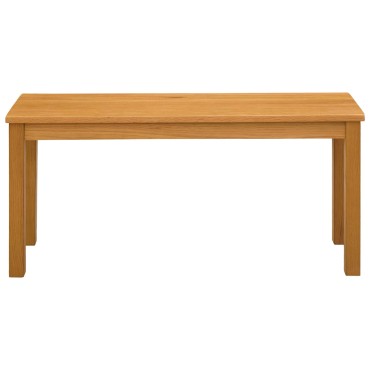 vidaXL Καθιστικό Σαλονιού 95x32x45cm Στερεό Ξύλο Δρυός Φυσικό