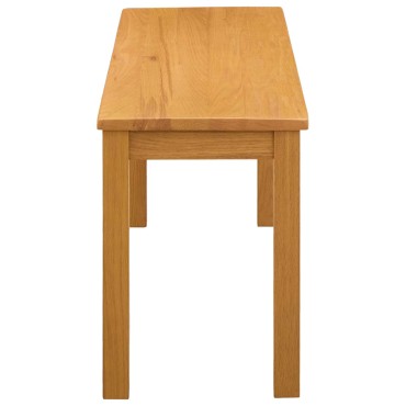 vidaXL Καθιστικό Σαλονιού 95x32x45cm Στερεό Ξύλο Δρυός Φυσικό