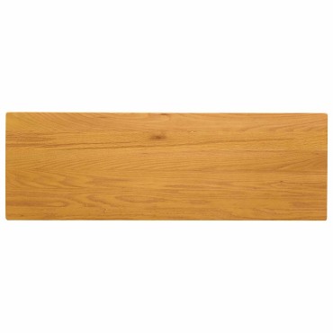 vidaXL Καθιστικό Σαλονιού 95x32x45cm Στερεό Ξύλο Δρυός Φυσικό