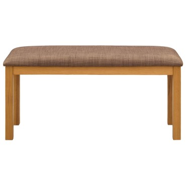 vidaXL Καθιστικό Σαλονιού 95x32x45cm Στερεό Ξύλο Δρυός Γκρι