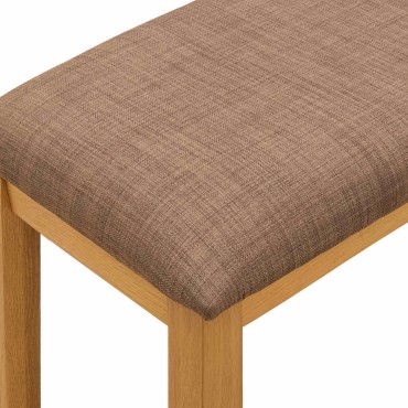 vidaXL Καθιστικό Σαλονιού 95x32x45cm Στερεό Ξύλο Δρυός Γκρι