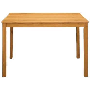 vidaXL Τραπεζαρία 110x75x75cm Στερεό Ξύλο Δρυός Φυσικό 1 τεμ.