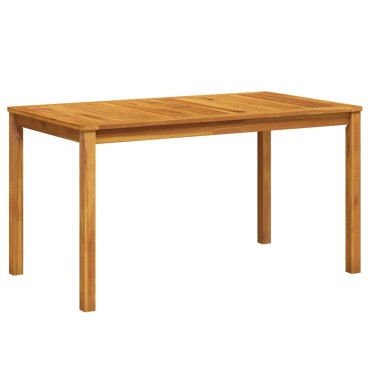 vidaXL Τραπέζι Κήπου 140x80x74cm από Μασίφ Ξύλο Ακακίας 1 τεμ.