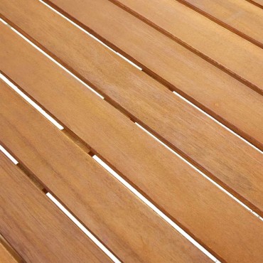 vidaXL Τραπέζι Κήπου 140x80x74cm από Μασίφ Ξύλο Ακακίας 1 τεμ.