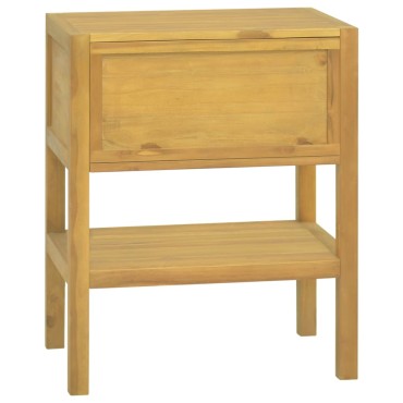 vidaXL Έπιπλο Μπάνιου 60x40x75cm από Μασίφ Ξύλο Teak 1 τεμ.