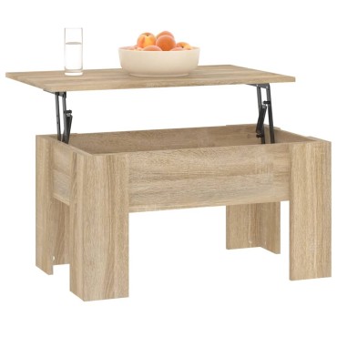 vidaXL Τραπεζάκι Σαλονιού Sonoma Δρυς 79x49x41cm Επεξεργασμένο Ξύλο 1 τεμ.