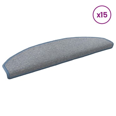 vidaXL Αυτοκόλλητα Ματ Σκαλοπατιών 15 τεμ. 80 x 24,5 x 3,5 εκ.