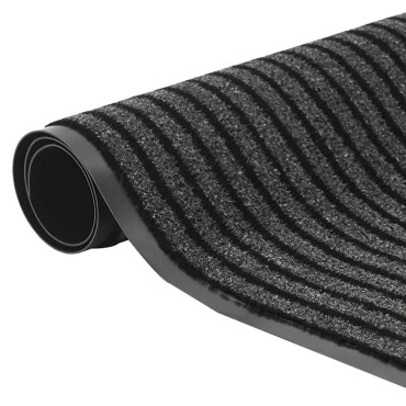 vidaXL Χαλάκι Εξώπορτας Μαύρο 60 x 150 cm Πολυπροπυλένιο
