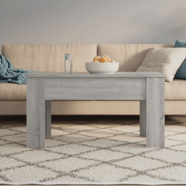 vidaXL Τραπεζάκι Σαλονιού Γκρι Sonoma 101x49x52cm Επεξεργασμένο Ξύλο 1 τεμ.