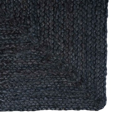 vidaXL Χαλί Περιοχής Σκούρο Γκρι 80x400cm Γιούτα