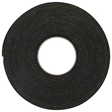 vidaXL Αυτοκόλλητη ταινία αφρού 2 τμχ. Μαύρο 15mm x 10m Χ foam CR