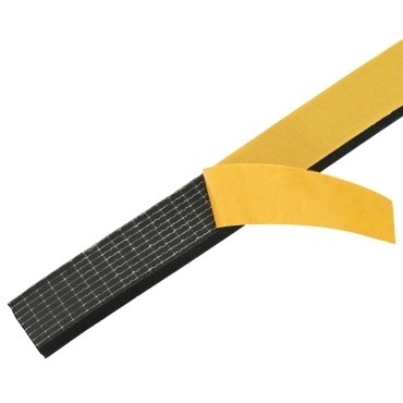 vidaXL Αυτοκόλλητη ταινία αφρού 2 τμχ. Μαύρο 15mm x 5m Χ foam CR
