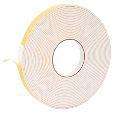 vidaXL Αυτοκόλλητη ταινία αφρού 2 τμχ. Λευκό 15mm x 10m Χ foam CR