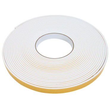 vidaXL Αυτοκόλλητη ταινία αφρού 2 τμχ. Λευκό 15mm x 10m Χ foam CR