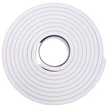 vidaXL Αυτοκόλλητη ταινία αφρού 4 τμχ. Λευκό 20mm x 5m Χ foam CR