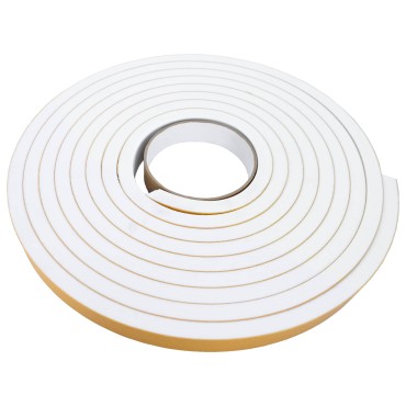 vidaXL Αυτοκόλλητη ταινία αφρού 2 τμχ. Λευκό 20mm x 5m Χ foam CR